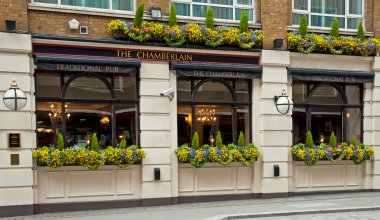 Londra'nın tipik İngiliz pub