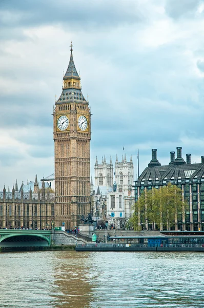 Big Ben e as Casas do Parlamento — Fotografia de Stock