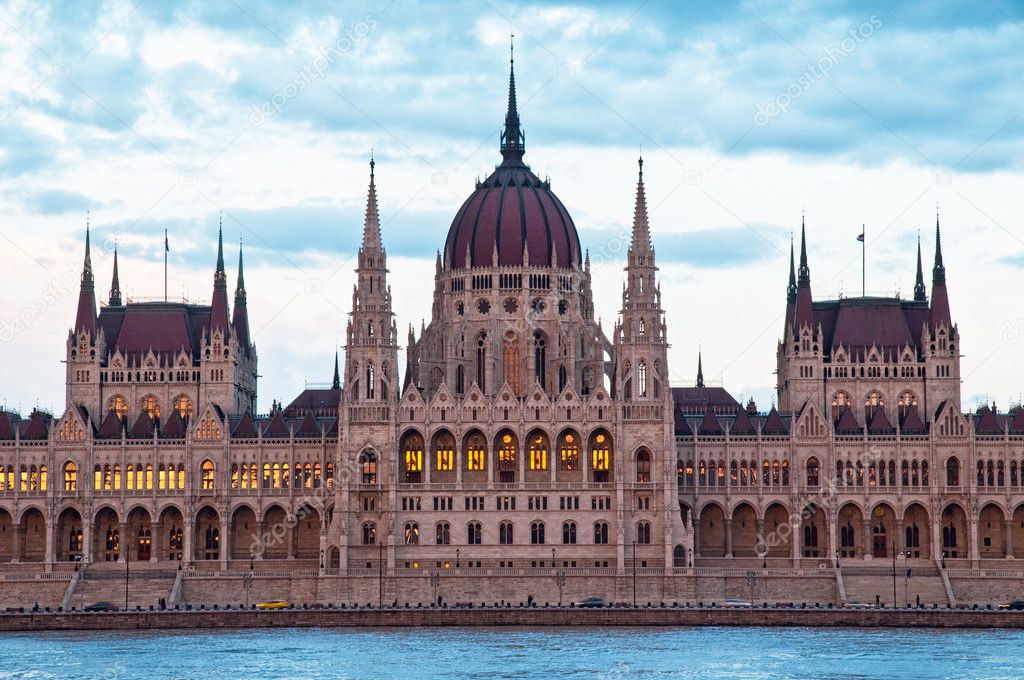 Hungarian Parliament at dawn
