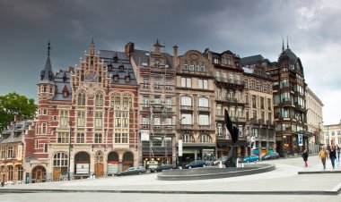 Brüksel'deki anıtsal evleri