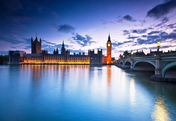 Big Ben e as Casas do Parlamento — Fotografia de Stock