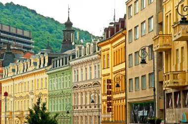 Eski kasaba Karlovy Vary 