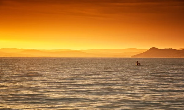 Colorido atardecer en Balaton —  Fotos de Stock