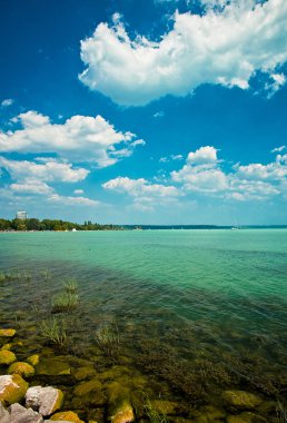 Parlak parlak Lake Balaton