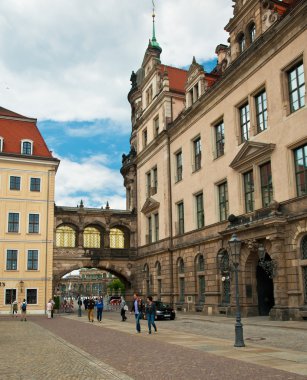  Dresden eski kasaba evleri
