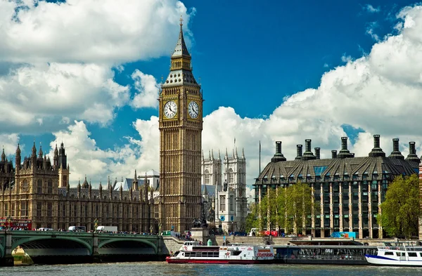 Big Ben e la Camera del Parlamento — Foto Stock