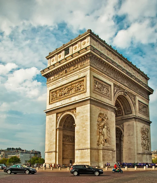 Arc de triomphe, Parijs, Frankrijk — Stockfoto
