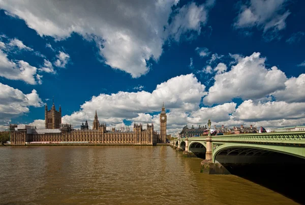 Big Ben și Camerele Parlamentului — Fotografie, imagine de stoc