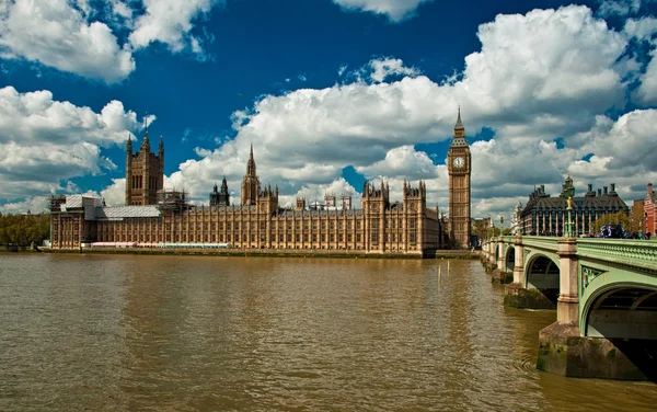 Big Ben e as Casas do Parlamento — Fotografia de Stock