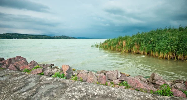 Piękne jeziora balaton — Zdjęcie stockowe