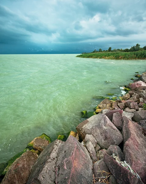 Hermoso lago Balaton — Foto de Stock