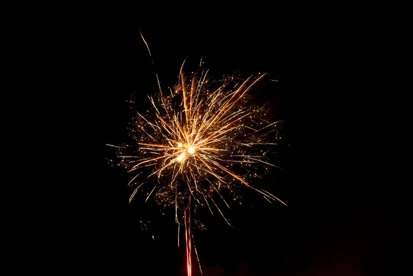 Fuochi d'artificio vivaci colorati — Foto Stock