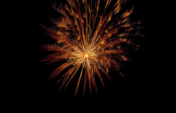 Kleurrijke, levendige vuurwerk — Stockfoto