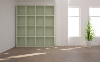 Modern 3d iç tasarım-3d render