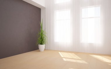 Modern 3d iç tasarım-3d render