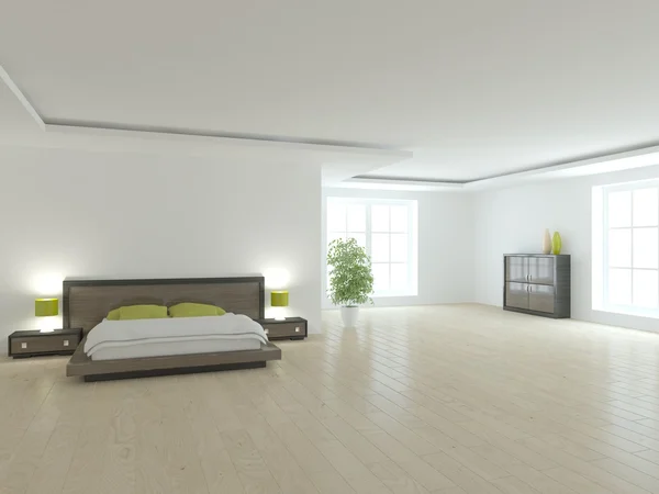 White modern interior concept — Stock Photo, Image