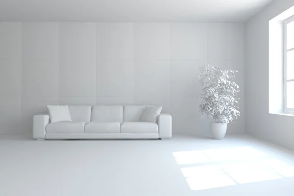 Abstrat 3d interior background — Stock Photo, Image