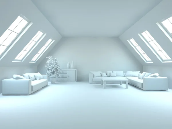 Abstrat 3d interior background — Stock Photo, Image