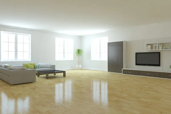 Abstrat 3d interior background — Stock Photo, Image