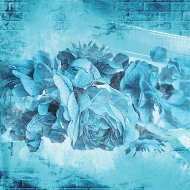 çiçek açan gül arka plan sanat