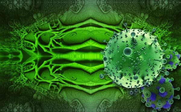 Illustration de virus — Photo