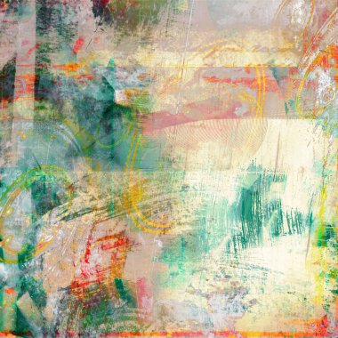 Soyut Boyama Arkaplanı