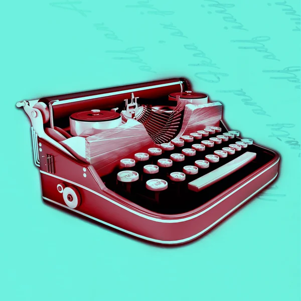 旧的打字机器 — 图库照片