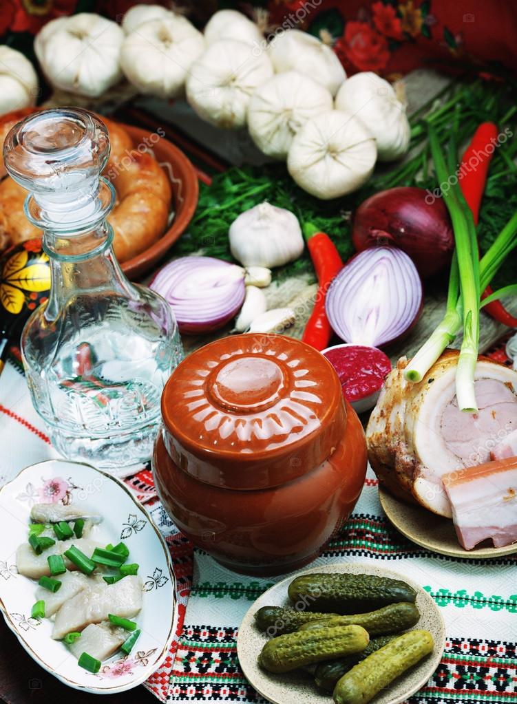 Traditional ukrainian food