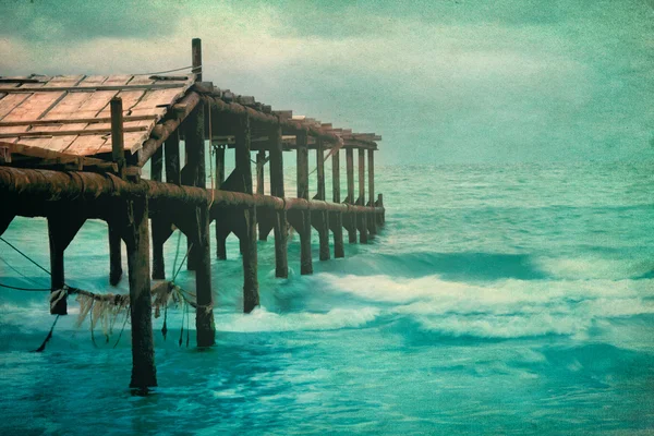 木製の桟橋. — ストック写真