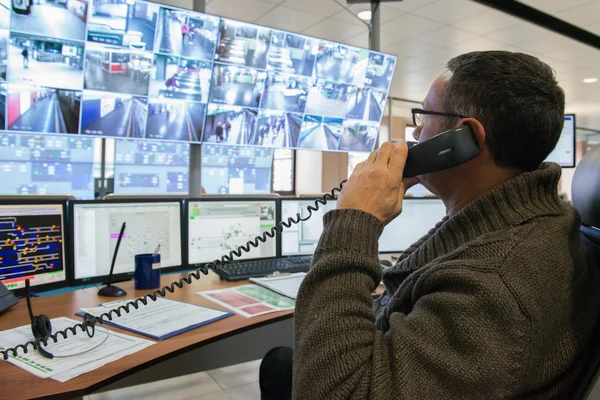 Sala de Controlo — Fotografia de Stock