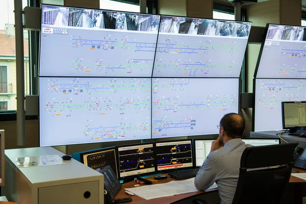 Sala de Controlo — Fotografia de Stock