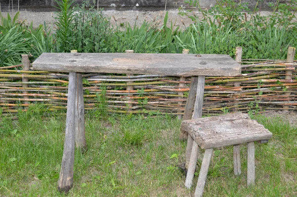 古い木製のベンチ — ストック写真