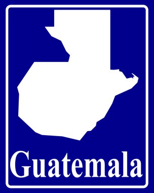 Guatemala Haritası siluet