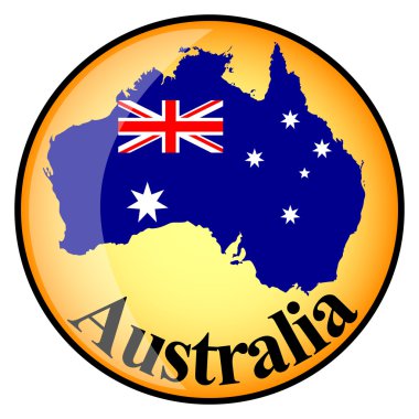 Avustralya görüntü haritaları ile turuncu düğmesine