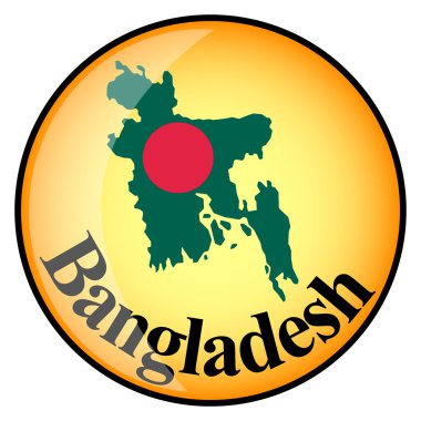 Bangladeş görüntü haritaları ile turuncu düğmesine