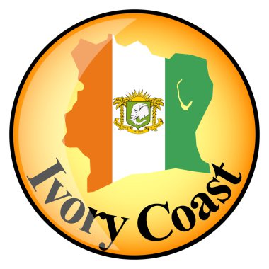 Fildişi Sahili görüntü haritaları ile turuncu düğmesine 