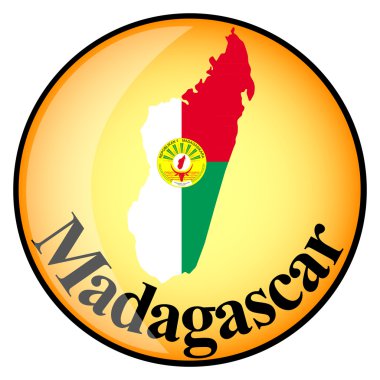 Madagaskar görüntü haritaları ile turuncu düğmesine