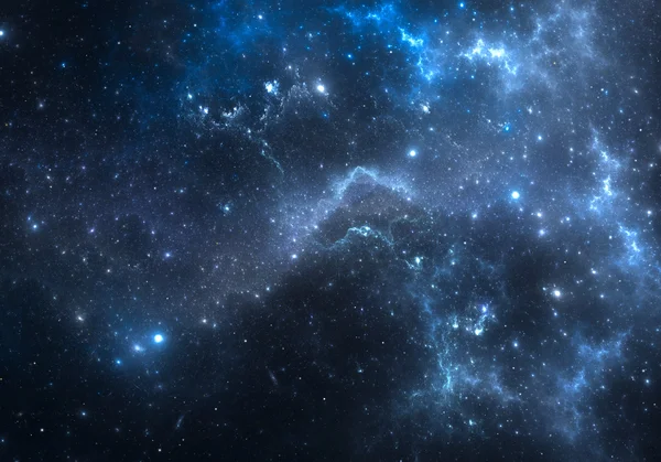 성운 과 별 이 있는 우주 배경 — 스톡 사진