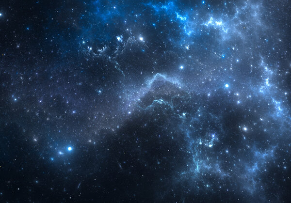Space background with nebula and stars