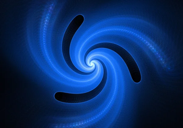青い抽象的な渦巻の背景 — ストック写真