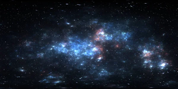 Panoramă Nebuloasă Spațială 360 Grade Proiecție Echirectangulară Hartă Mediu Panorama — Fotografie, imagine de stoc