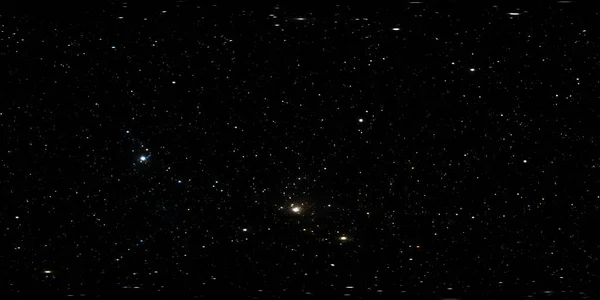Panorama Del Campo Stellare 360 Gradi Con Ammasso Stellare Aperto — Foto Stock