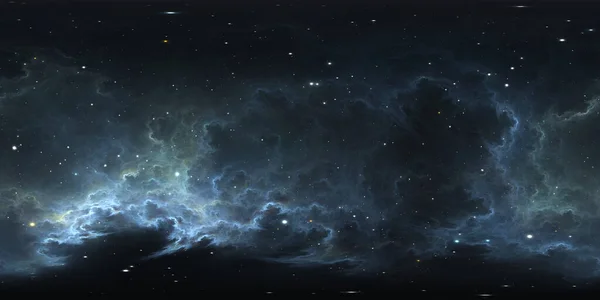 Panoramă Nebuloasă Spațială 360 Grade Proiecție Echirectangulară Hartă Mediu Panorama — Fotografie, imagine de stoc