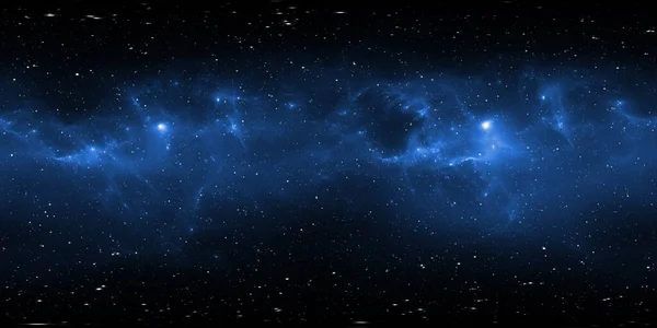 Espacio 360 Grados Nebulosa Panorama Proyección Equirectangular Mapa Del Medio Imagen de stock