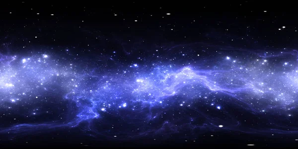 Panorama Della Nebulosa Spaziale 360 Gradi Proiezione Equirettangolare Mappa Ambientale Immagine Stock