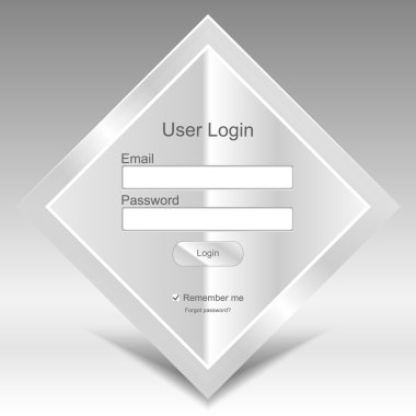Web öğeleri. Kayıt ve oturum açma web penceresi