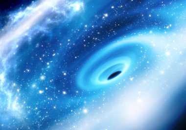 Süper büyük kütleli kara delik Milky Way galaktik Merkezi