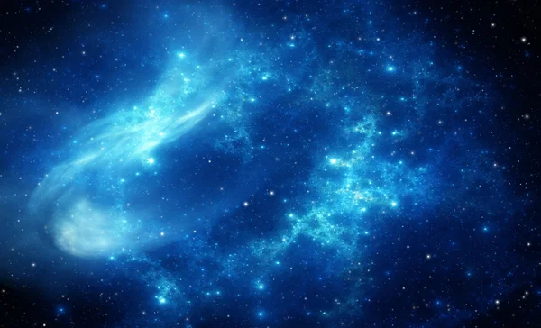 Nebulosa är en plats där nya stjärnor föds — Stockfoto
