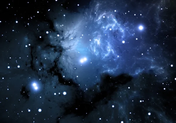 Nebuloasa spațială albastră — Fotografie, imagine de stoc
