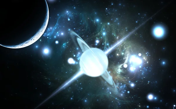 Pulsar highly magnetized, rotating neutron star — Stock Photo, Image